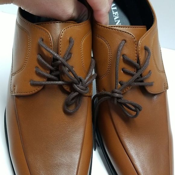 {Alfani} Cognac Brown Dress Oxford Shoes in Sizd 9.5 - Picture 7 of 12